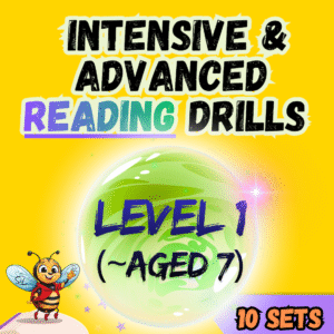 SiL Reading Drills (10 Tasks) - Level 1 (for children aged 7)