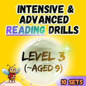 SiL Reading Drills (10 Tasks) - Level 3 (for children aged 9)