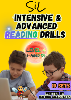 SiL Reading Drills (10 Tasks) - Level 4 (for children aged 10)