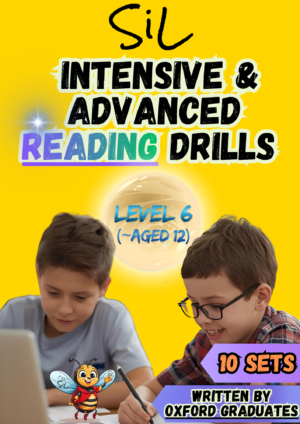SiL Reading Drills (10 Tasks) - Level 6 (for children aged 12)