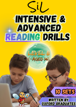 SiL Reading Drills (10 Tasks) - Level 8 (for children aged 14)
