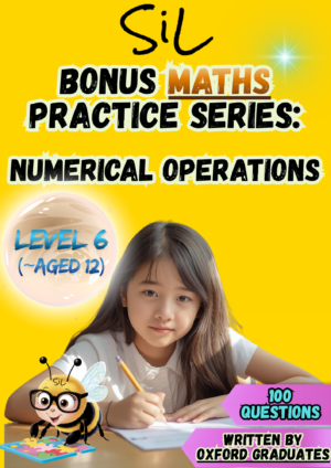 SiL Maths Bonus Practice (Numerical Operations) - Level 6 (for children aged 12)