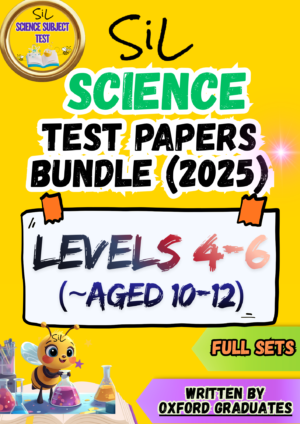 SiL STEM 2025 - Science (Test Papers Bundle) - Levels 4-6