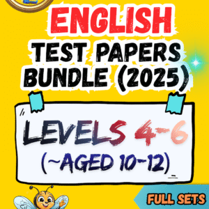 SiL English 2025 (Test Papers Bundle) - Levels 4-6