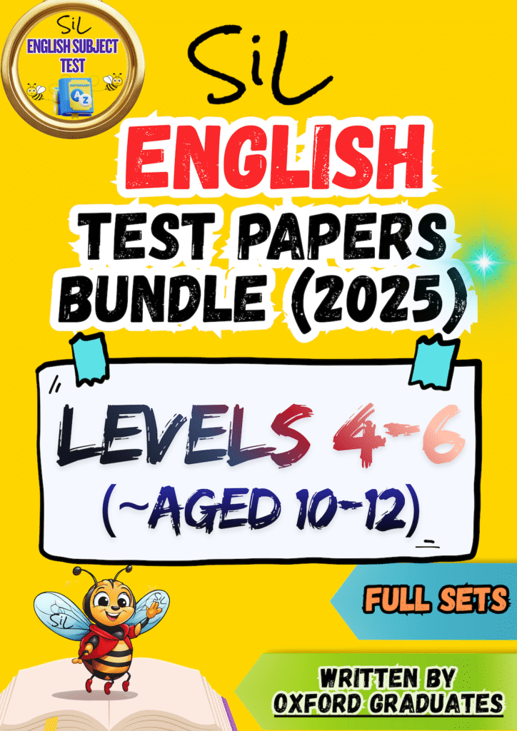 Eng Test Paper SiL English 2025 (Test Papers Bundle) – Levels 4-6 - SiL Testing System