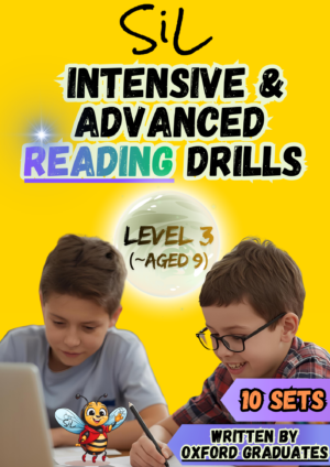 SiL Reading Drills (10 Tasks) - Level 3 (for children aged 9)