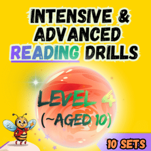 SiL Reading Drills (10 Tasks) - Level 4 (for children aged 10)