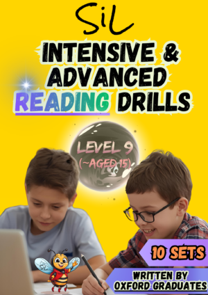 SiL Reading Drills (10 Tasks) - Level 9 (for children aged 15)
