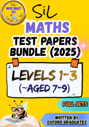 SiL STEM 2025 - Maths (Test Papers Bundle) - Levels 1-3