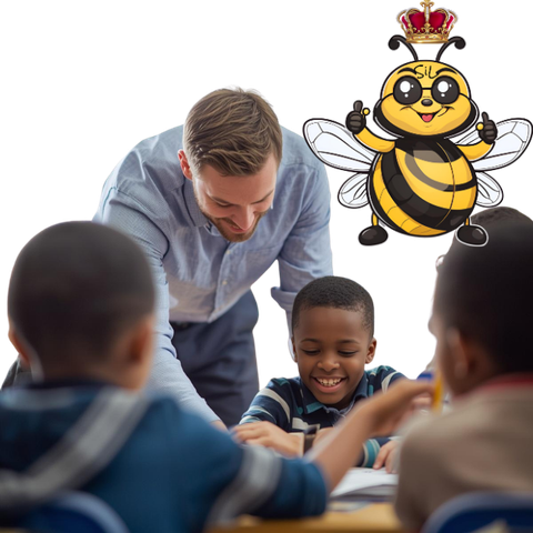 SiL Learning Hub - Teacher guiding Students in a Follow-up Tutorial Session